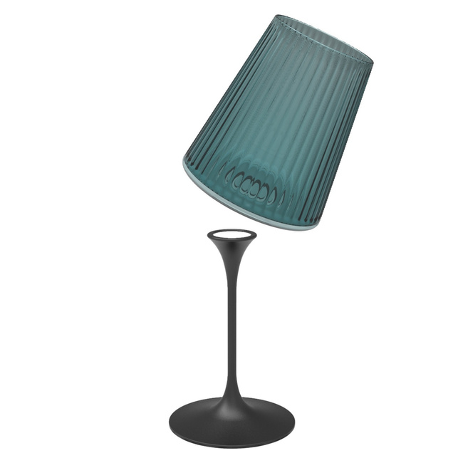 Kieliszek do wina Trebonn SplitGlass Easy, akwamaryna (Aquamarine), 550 ml, bez nóżki