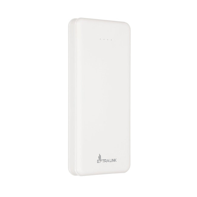 EXTRALINK Powerbank EPB-078W 10000mAh Biały USB-C szybkie ładowanie przenośny akumulator