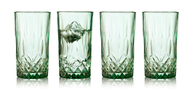 Szklanki Do Koktajli Sorrento 380 Ml 4 Sztuki Zielone 27779 - Lyngby Glas