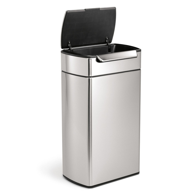 Kosz na śmieci Simplehuman Touch-Bar CW2014 40 l, stal szczotkowana