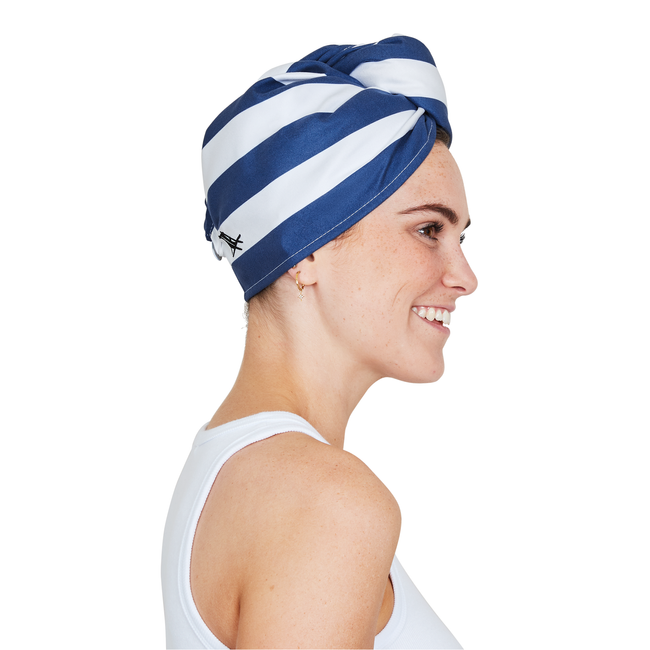 Turban do włosów Whitsunday Blue  - Dock & Bay