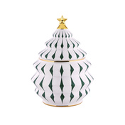 Pojemnik na ciastka Alessi Delight NZ02 GR, porcelanowy, zielony