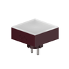 Lampka LED do gniazdka Avolt Lamp 1 Bauhaus-Archiv Edition, Mulberry Red