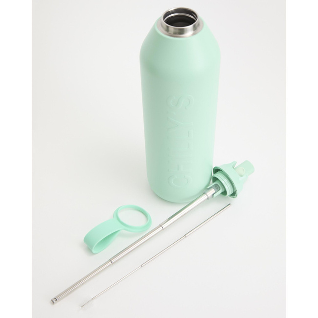 Butelka termiczna Chilly's Series 3 Flip ze słomką, 1000 ml, Opal