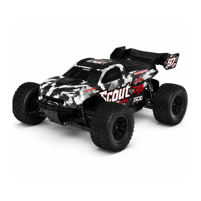 Samochód RC Extralink SC10 Brushless 4WD w skali 1:10, czarny Extreme Truck