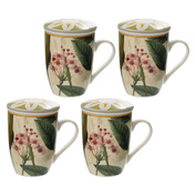 Rose&tulipani Mirabilia zestaw 4 kubków infuzyjnych 300 ml, żółty