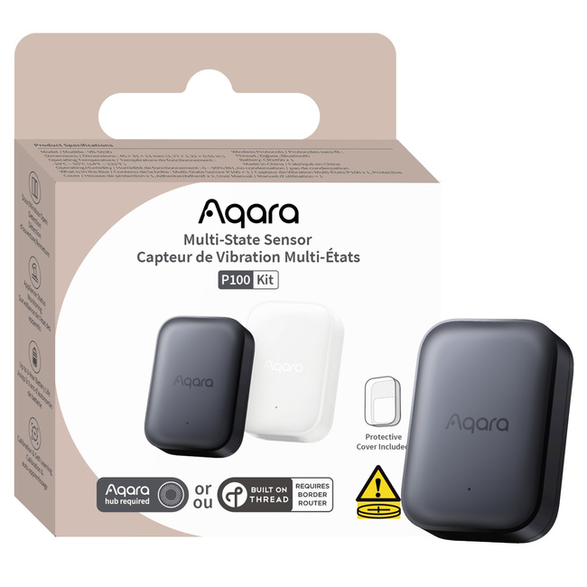 Czujnik wielofunkcyjny Aqara Multi-State Sensor P100 Kit, szary