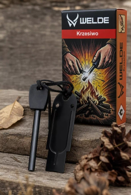 Krzesiwo ferrocerowe Welde 8mm x 8cm - survival i bushcraft
