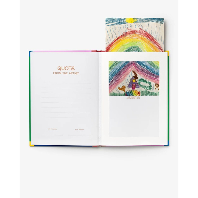 Album na rysunki dziecka Printworks The Art Keeper, beżowy, ramki A4