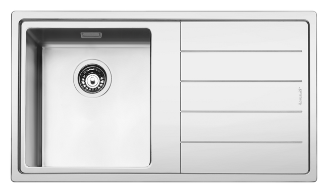 Smeg - Zlewozmywak Ze Stali Nierdzewnej Mira Lft861d Stal Nierdzewna