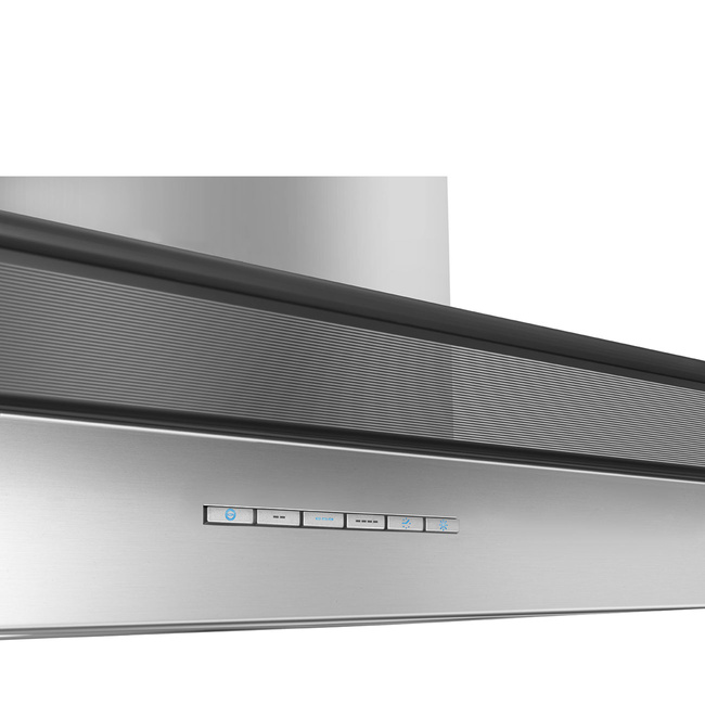 Smeg - Okap przyścienny, 60 cm, T-kształtny Universal Kbt600ve Stal nierdzewna + Szkło.