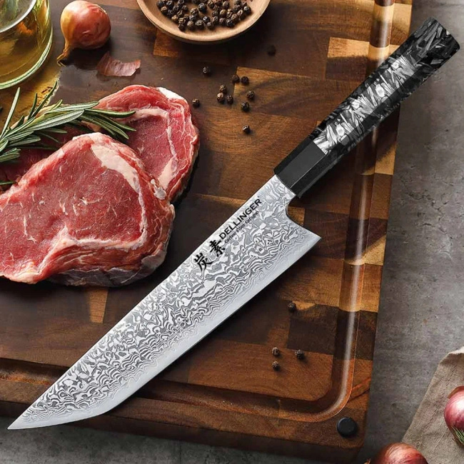 Dellinger Carbon Fiber Octagon Nóż Sakimaru 21 Cm