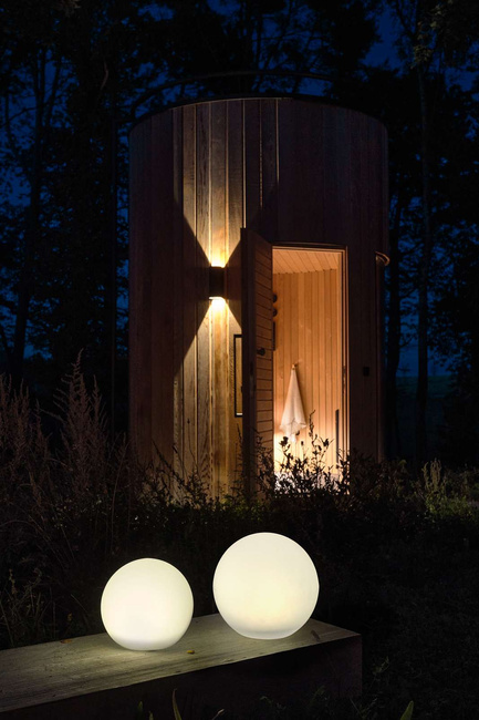 Lampa solarna LED Villa Collection Maane 30 × 28 cm, biała, duża