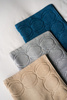 Dywanik łazienkowy Monogram Opus 60x100cm biały - Officine Monogram