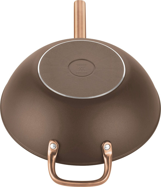 Milano Wok z pokrywką 30 cm brązowy - Zwilling