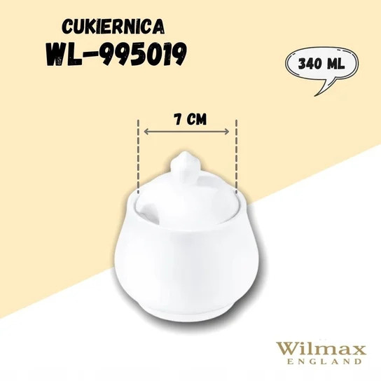 Cukiernica porcelanowa 340 ml Solo - Wilmax