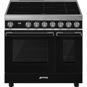 Smeg - Kuchnia wolnostojąca PORTOFINO - czarny