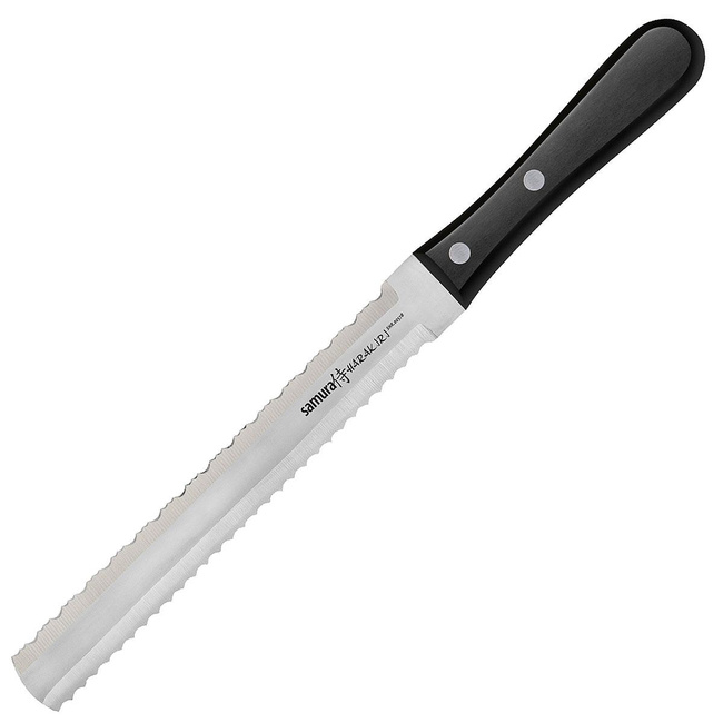 Samura Harakiri Nóż do Chleba i Mrożonek Ostrze 18 cm, Całkowita 31 cm