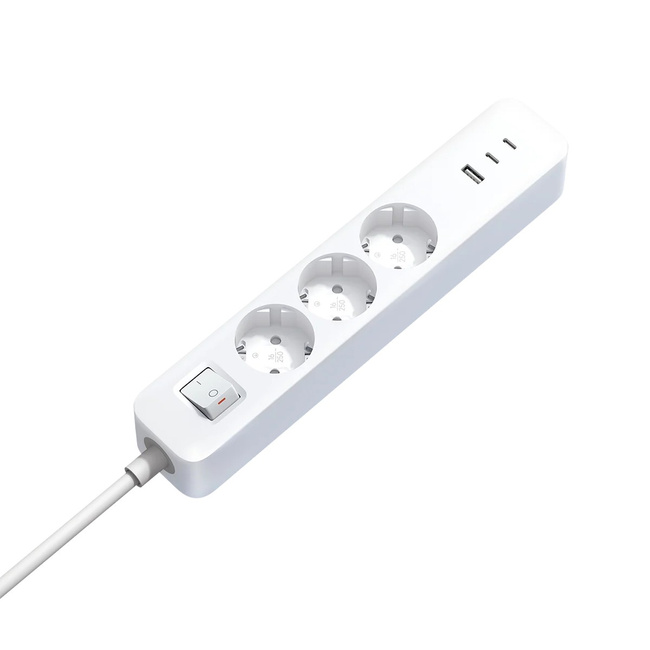 Xiaomi XmCxb01Eu | Listwa zasilająca 20W | 2x Usb-C + Usb-A | Eu