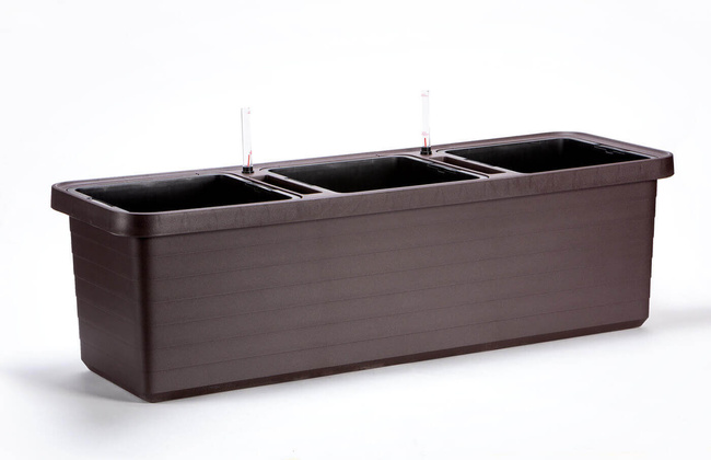 Plastia Berberis Trio Donica Samonawadniająca 117 x 39 cm - brązowy
