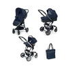 Wózek 3w1 Foppapedretti Supertres Navy – granatowy