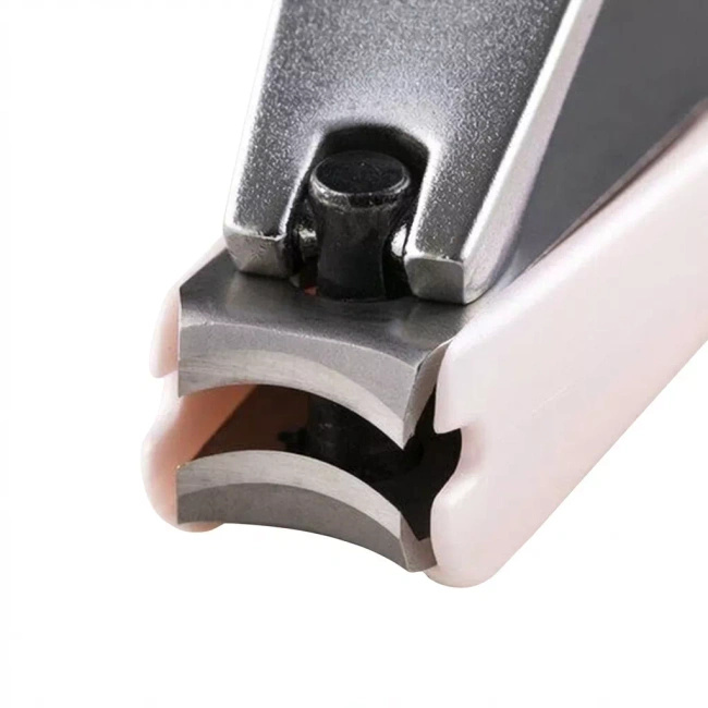Obcinacz do paznokci KAI KQ2040 damski, różowy, z ostrzem 3D, 7 cm
