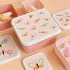 Lunchbox dla dzieci Butterflies - zestaw 4 szt - A Little Lovely Company