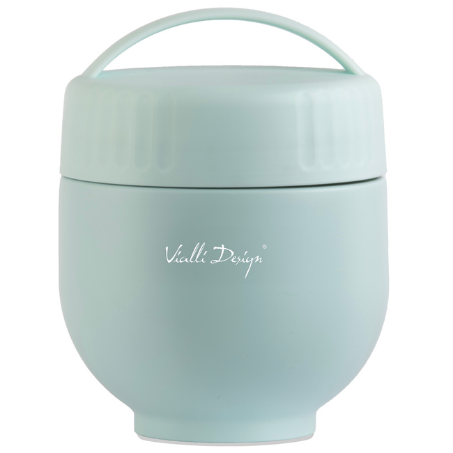 Termos z pojemnikiem i łyżką Fuori 680 ml Miętowy 30312 - Vialli Design