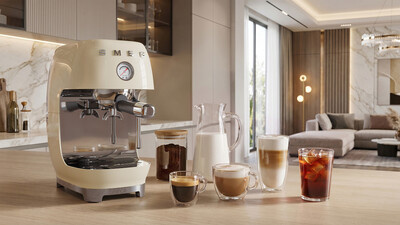 Smeg - Ekspres do kawy, kolbowy 50's Style - CREU