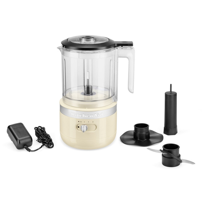 Bezprzewodowy malakser KitchenAid 1,1 l 5KFCB519EAC, kremowy