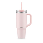 Bodum kubek termiczny ze słomką i uchwytem Travel Mug 1.2 l Strawberry