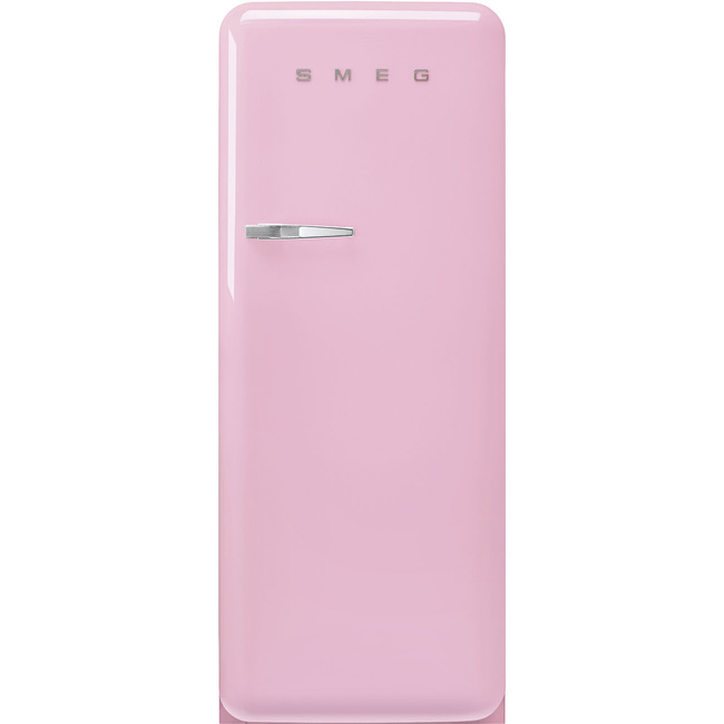 Smeg - Chłodziarko-zamrażarka FAB28RPK6 50'S RETRO STYLE - pastelowy róż