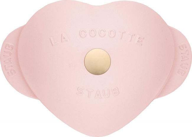 Staub Special Cocotte garnek żeliwny serce 1.75 ltr, różowy