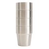 składane kubki do napojów 300 ml stalowe Chilly's Bottles 4 sztuki