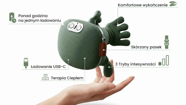 Extralink Stay Beauty Home Massage Hands | Masażer | Łapki z funkcją grzania