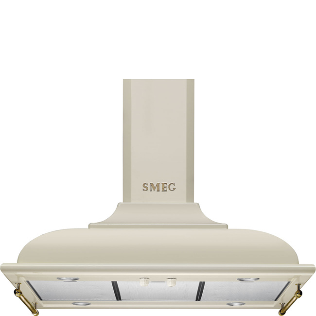 Smeg - Okap wyspowy, Cortina Cortina Kci19Poe Kremowy