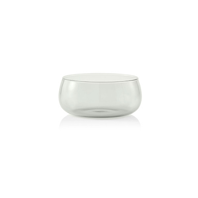 Miska Yuna poj 660ml, szare szkło