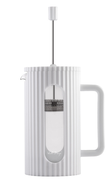 Zaparzacz Do Kawy I Herbaty 1000 Ml Livio Biały 0718 - Vialli Design