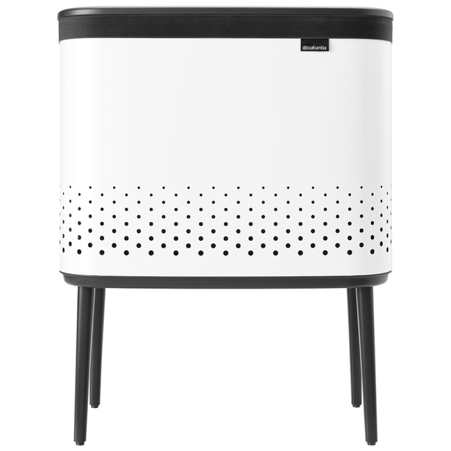 Kosz na pranie Brabantia Bo Laundry Bin 60 l, biały, z wyjmowanym workiem