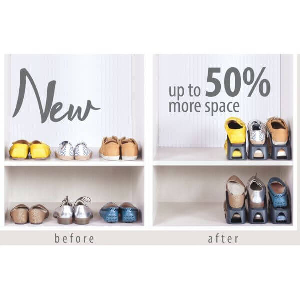 Organizer na buty Spacyshoe Set 30-38 przeźroczysty - Prosperplast