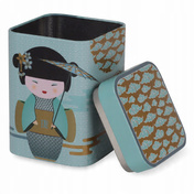 Puszka na herbatę 100g New Little Geisha petrol 7070109