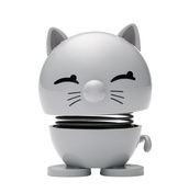 Figurka Hoptimist Cat Light Grey Kot Skacząca Dekoracja Prezent Dla Miłośnika Kotów