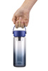 Butelki z podwójną ścianką i zaparzaczem Fuori 350 ml granatowa - Vialli Design