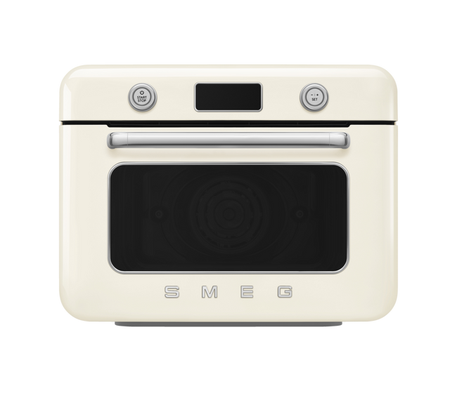 Smeg - Piekarnik nablatowy z funkcją pary (100%) COF01CREU 50's Style - kremowy