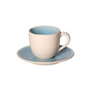Rose&tulipani Concerto Fuse Azzurro Zestaw 6 filiżanek do espresso 90 ml