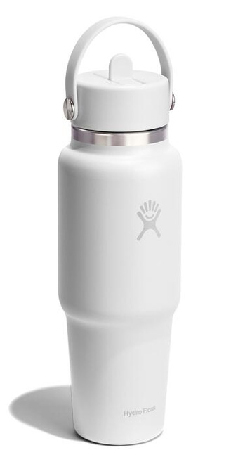 Butelka termiczna Hydro Flask Travel Bottle 32 oz z zakrętką Flex Straw, biała