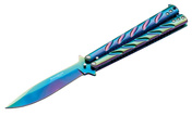 Nóż motylkowy Balisong Magnum Rainbow Boker 22.5 cm