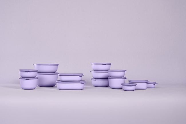 Zestaw 4 Misek Cirqula Okrągła 350 750 1250 2250 Ml Nordic Lilac 106232074600