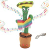 Extralink Toys | Zabawka kaktus z Sombrero tańczący | śpiewający dla dzieci LED USB