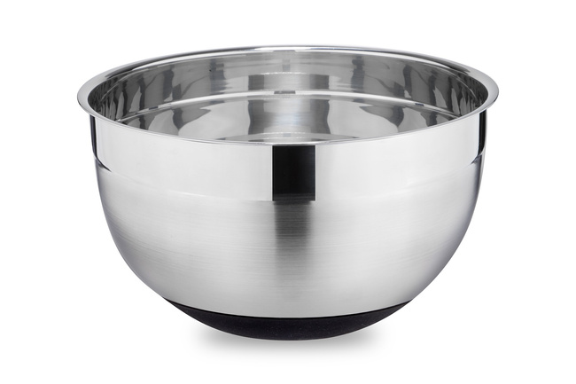 Miska ze stali nierdzewnej z silikonowym dnem premium Ø24 cm, 5l - Weis